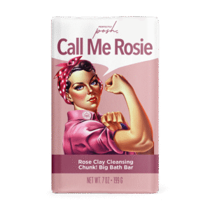 Call Me Rosie Rose Clay Cleansing Chunk Big Bath Bar